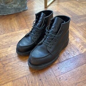 Men's Black Leather Boots